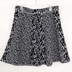 Lane Bryant Animal Print Flare Knee Sweater Skirt 26/28